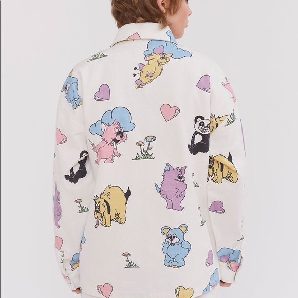 Lazy Oaf Jackets & Blazers - Lazy Oaf - Crazy In Love Work Jacket